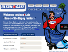 Tablet Screenshot of happyjanitors.com